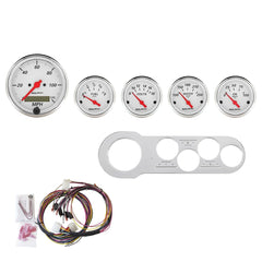 AutoMeter Products 7042-AW 5 Gauge Direct-Fit Dash Kit, Arctic White