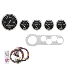 AutoMeter Products 7042-OTB 5 Gauge Direct-Fit Dash Kit, Old Tyme Black