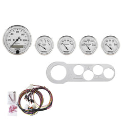AutoMeter Products 7042-OTW 5 Gauge Direct-Fit Dash Kit, Old Tyme White