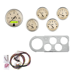 AutoMeter Products 7046-AB 5 Gauge Direct-Fit Dash Kit, Antique Beige