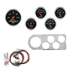 AutoMeter Products 7046-DB 5 Gauge Direct-Fit Dash Kit, Designer Black