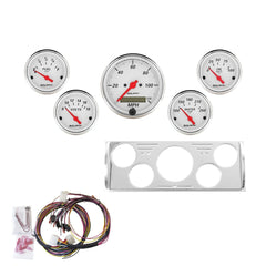 AutoMeter Products 7057-AW 5 Gauge Direct-Fit Dash Kit, Arctic White
