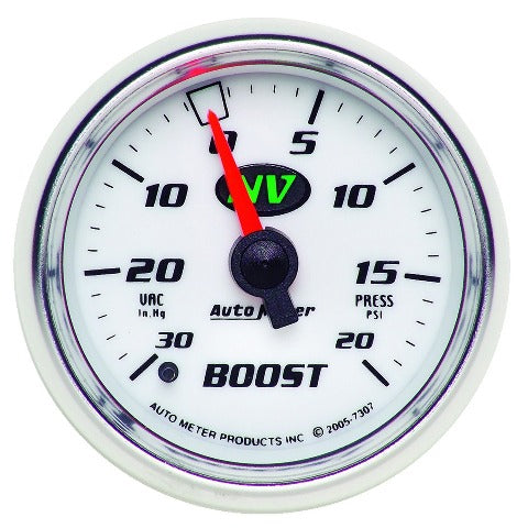 AutoMeter Products 7307 Boost/Vac 30 In. Hg/20 PSI