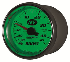 AutoMeter Products 7308 Boost/Vac 30in Hg/45 PSI