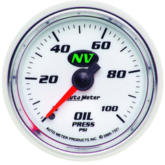 AutoMeter Products 7321 Oil Press 0-100 PSI