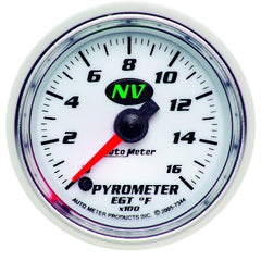 AutoMeter Products 7344 GAUGE; PYROMETER (EGT); 2 1/16in.; 1600? F; DIGITAL STEPPER MOTOR; NV