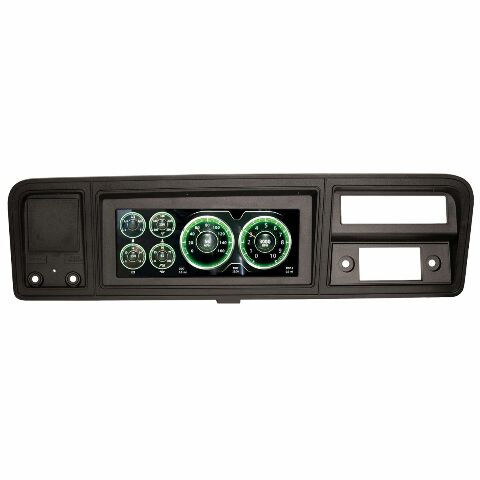 AutoMeter Products INVISION LCD DASH KIT 73-79 FORD TRUCK 78-79 FORD BRONCO DIRECT FIT DIGITAL DASH PN. 7402