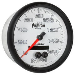 AutoMeter Products 7581 Phantom II Speedometer Gauge, 5, 140mph, GPS