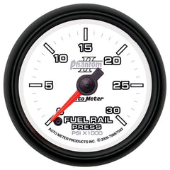 AutoMeter Products 7586 2-1/16 Fuel Rail Pressure Gauge Phantom II 0 to 30,000 psi
