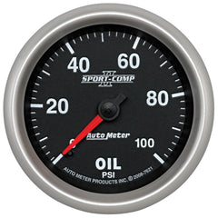 AutoMeter Products 7621 2-5/8in Oil Press, 0-100 PSI, Mechanical