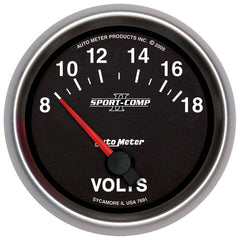 AutoMeter Products 7691 2-5/8in Voltmeter, 8-18V, SSE