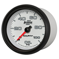AutoMeter Products 7821 2-5/8in Oil Press, 0-100 PSI, Mechanical
