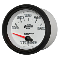 AutoMeter Products 7857 GAUGE; TRANSMISSION TEMP; 2 5/8in.; 100-250? F; ELECTRIC; PHANTOM II
