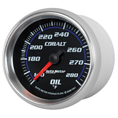 AutoMeter Products 7941 Gauge; Oil Temp; 2 5/8in.; 140-280? F; Mechanical; Cobalt
