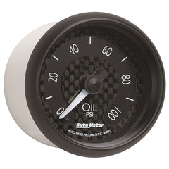 AutoMeter Products 8053 Gauge; Oil Press; 2 1/16in.; 100psi; Digital Stepper Motor; GT