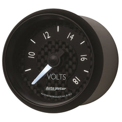 AutoMeter Products 8091 2-1/16 Voltmeter 8-18V FSE GT Series