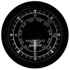 AutoMeter Products 8150 Manifold Pressure Gauge 2 1/16, 15PSI Digital Stepper Motor, Chrono
