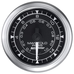AutoMeter Products 8150 Manifold Pressure Gauge 2 1/16, 15PSI Digital Stepper Motor, Chrono