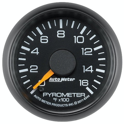 AutoMeter Products 8344 GAUGE; PYROMETER (EGT); 2 1/16in.; 1600? F; STEPPER MOTOR; GM FACTORY MATCH