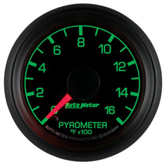 AutoMeter Products 8444 GAUGE; PYROMETER (EGT); 2 1/16in.; 1600? F; STEPPER MOTOR; FORD FACTORY MATCH