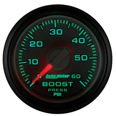 AutoMeter Products 8505 Mechanical Boost Gauge 2 1/16 in. 0 - 60 psi Incl. 10 ft. Nylon Tubing Universal