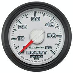 AutoMeter Products 8505 Mechanical Boost Gauge 2 1/16 in. 0 - 60 psi Incl. 10 ft. Nylon Tubing Universal