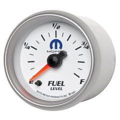 AutoMeter Products 880027 Gauge; Fuel Level; 2 1/16in.; 0-280O Programmable; White; Mopar