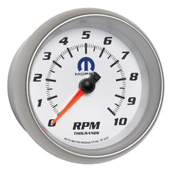 AutoMeter Products 880038 MOPAR??? Tachometer 3 3/8 in. 10000 RPM w/Points Electronic And Most 12 Volt High