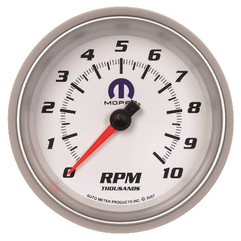 AutoMeter Products 880038 MOPAR??? Tachometer 3 3/8 in. 10000 RPM w/Points Electronic And Most 12 Volt High