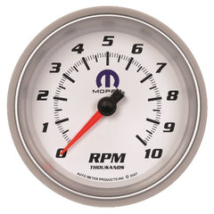 AutoMeter Products 880038 MOPAR??? Tachometer 3 3/8 in. 10000 RPM w/Points Electronic And Most 12 Volt High