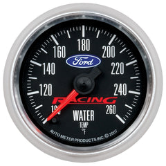 AutoMeter Products 2-1/16 in. WATER TEMPERATURE, 100-260 Fahrenheit, FORD RACING PN. 880086