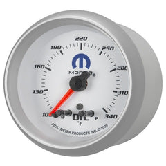 AutoMeter Products 880251 MOPAR Electric Oil Temperature Gauge 2 5/8 in. 140 - 340 Deg. F Full Sweep