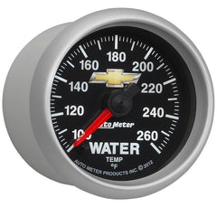 AutoMeter Products 880446 Gauge; Water Temp; 2 1/16in.; 100-260? F; Digital Stepper Motor; GM COPO Camar