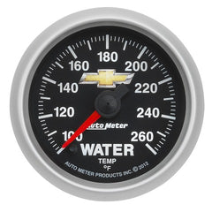 AutoMeter Products 880446 Gauge; Water Temp; 2 1/16in.; 100-260? F; Digital Stepper Motor; GM COPO Camar