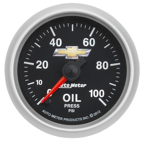 AutoMeter Products 880447 2-1/16 Oil Press, 0-100 PSI, FSE, GM, COPO Camaro
