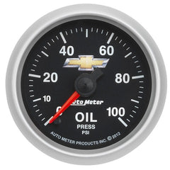 AutoMeter Products 880447 2-1/16 Oil Press, 0-100 PSI, FSE, GM, COPO Camaro