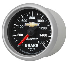 AutoMeter Products 880450 2-1/16 Brake Press, 0- 1600 PSI, FSE, GM, COPO Camaro