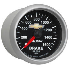 AutoMeter Products 880450 2-1/16 Brake Press, 0- 1600 PSI, FSE, GM, COPO Camaro