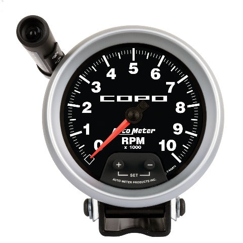 AutoMeter Products 880879 Tachometer Gauge, 3 3/4 10K RPM, Pedestal with Ext. Quick-Lite, COPO