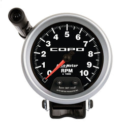 AutoMeter Products 880879 Tachometer Gauge, 3 3/4 10K RPM, Pedestal with Ext. Quick-Lite, COPO