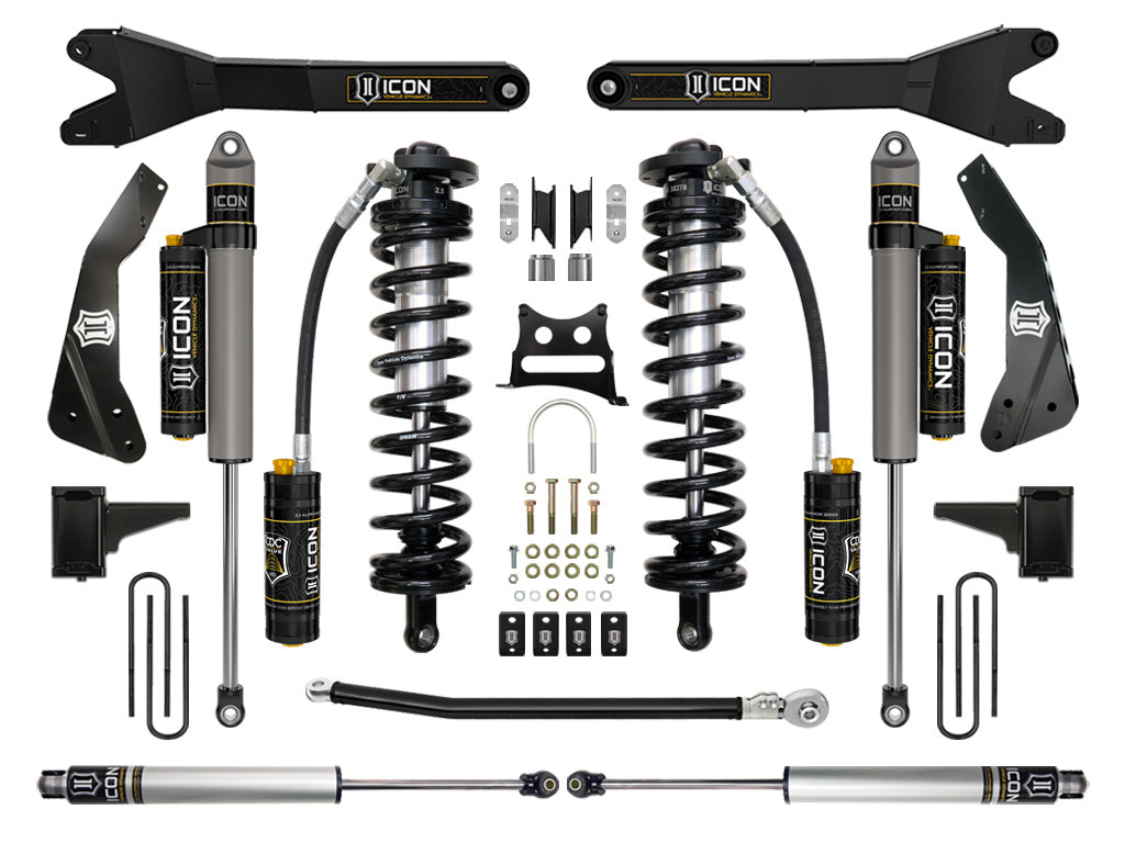 ICON Vehicle Dynamics K63135R 4-5.5 Stage 5 Coilover Conversion System with Radius Arm
