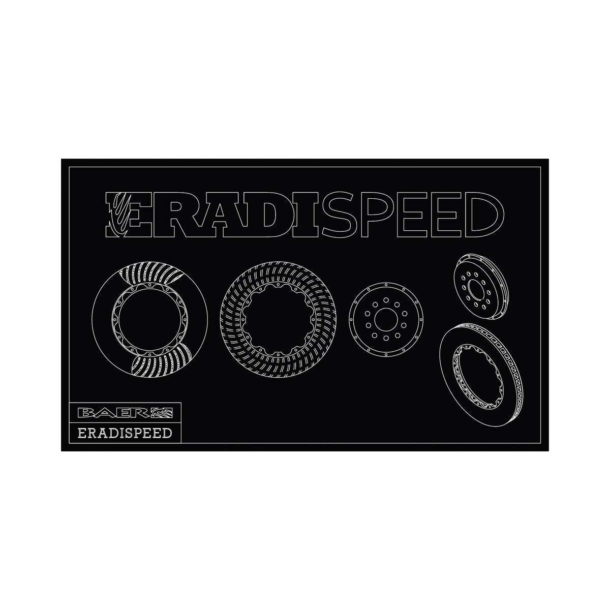Baer Brake Systems 13-14 Ford Mustang Shelby GT500 Disc Brake Rotor Set  - Front PN. 2261044