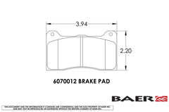 Baer Brake Systems 15-23 Ford Mustang Disc Brake Upgrade Kit  - Front PN. 4261428FR