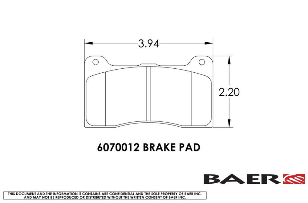 Baer Brake Systems 15-23 Ford Mustang GT Premium Disc Brake Upgrade Kit  - Rear PN. 4262695FR