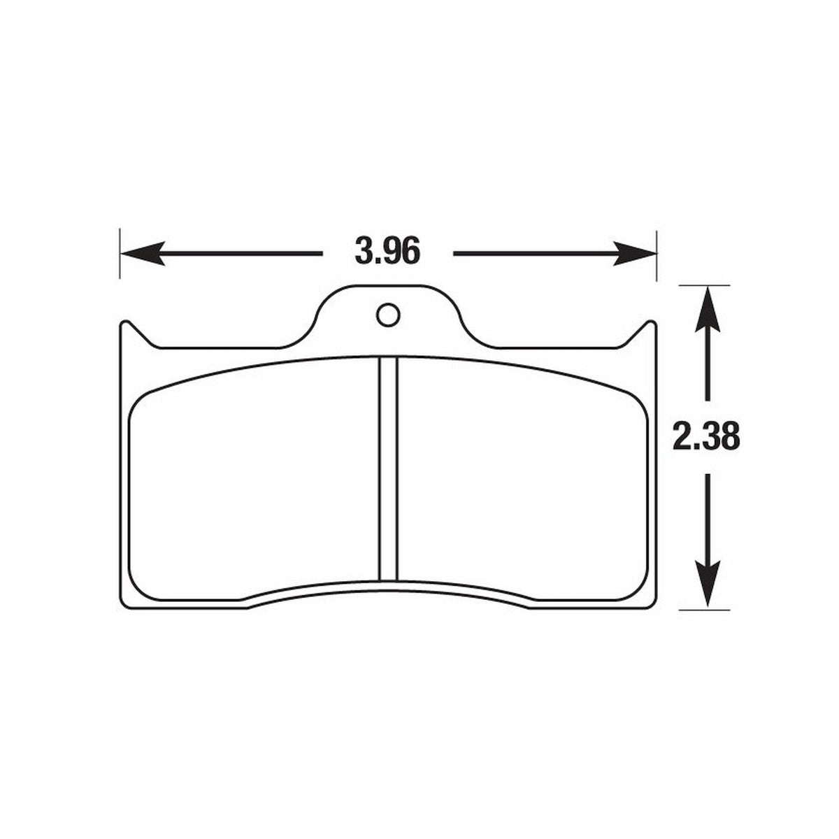 Baer Brake Systems Disc Brake Pad Set PN. 6070012