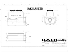 Baer Brake Systems Brake Master Cylinder PN. 6801301RP