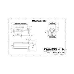 Baer Brake Systems Brake Hydraulic System Pressure Bleeder Master Cylinder Adapter PN. 6805205