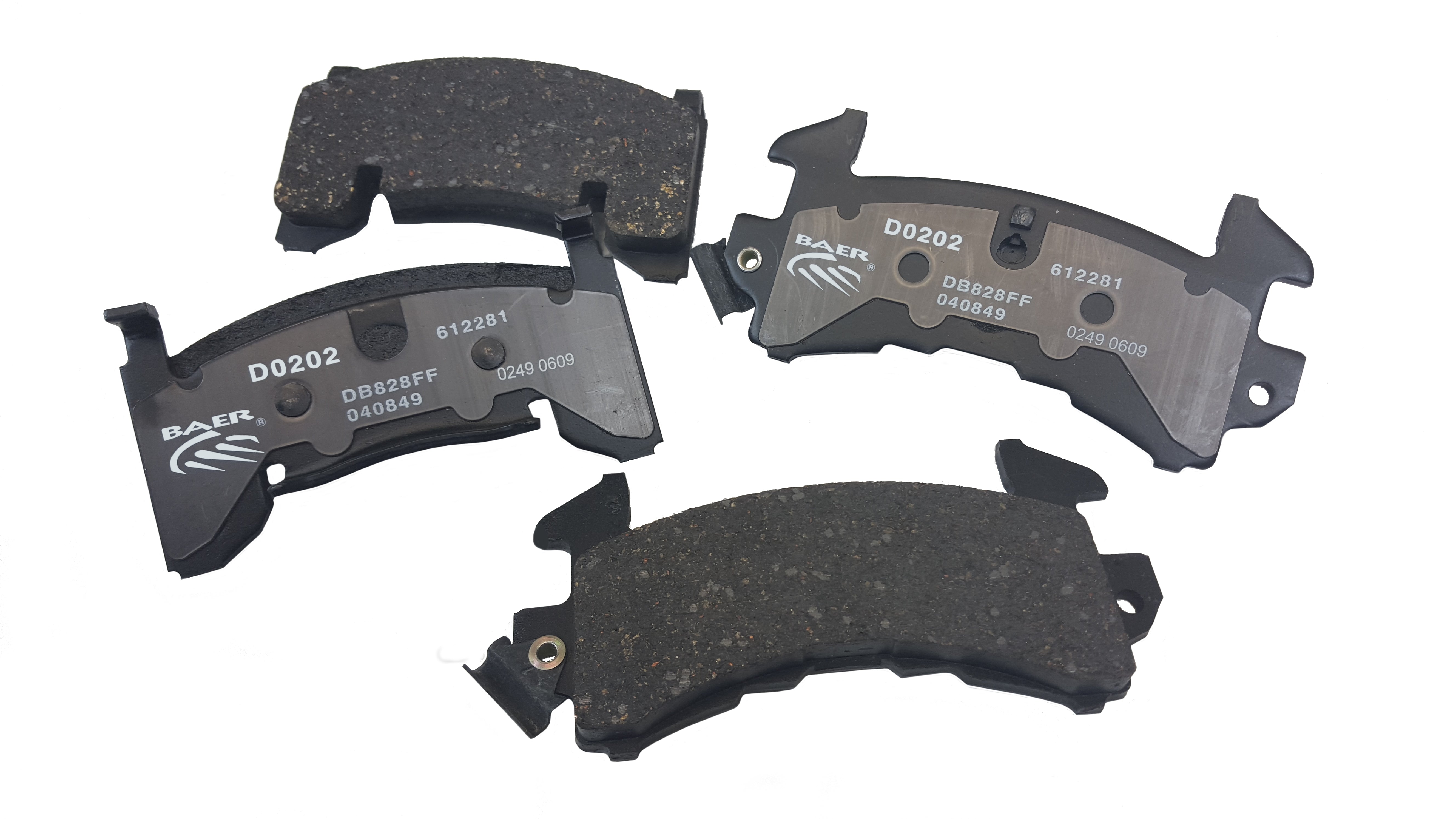 Baer Brake Systems Buick, Chevrolet Disc Brake Pad Set - Rear PN. D020 ...