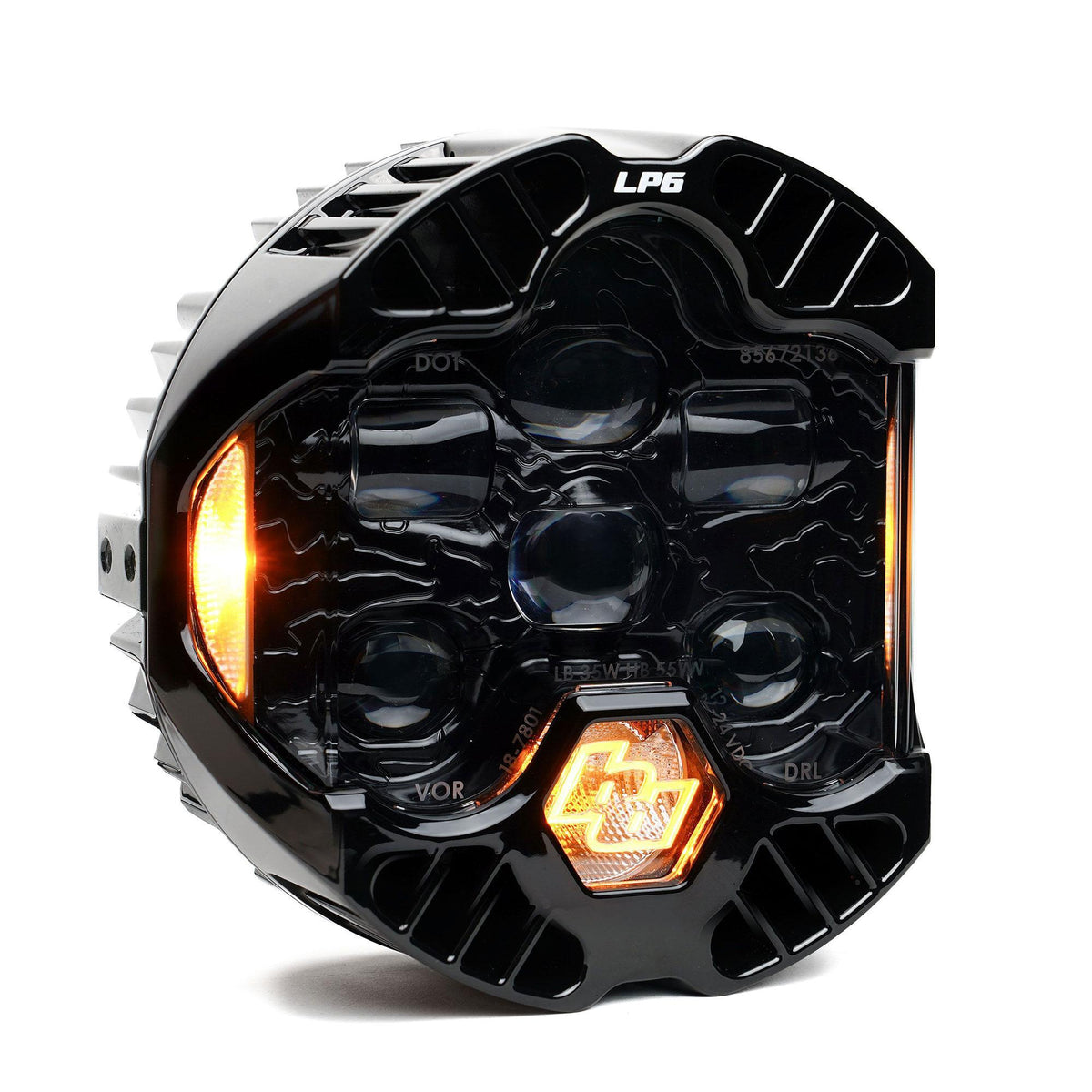 Baja Designs DOT LP6 LED Headlight Replacement, Amber, Universal 18-0002