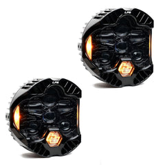 Baja Designs DOT LP6 LED Headlight Replacement Pair, Amber, Universal 18-7802